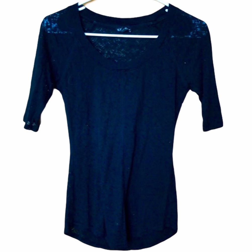 🔥Express Sheer Black Top - XS